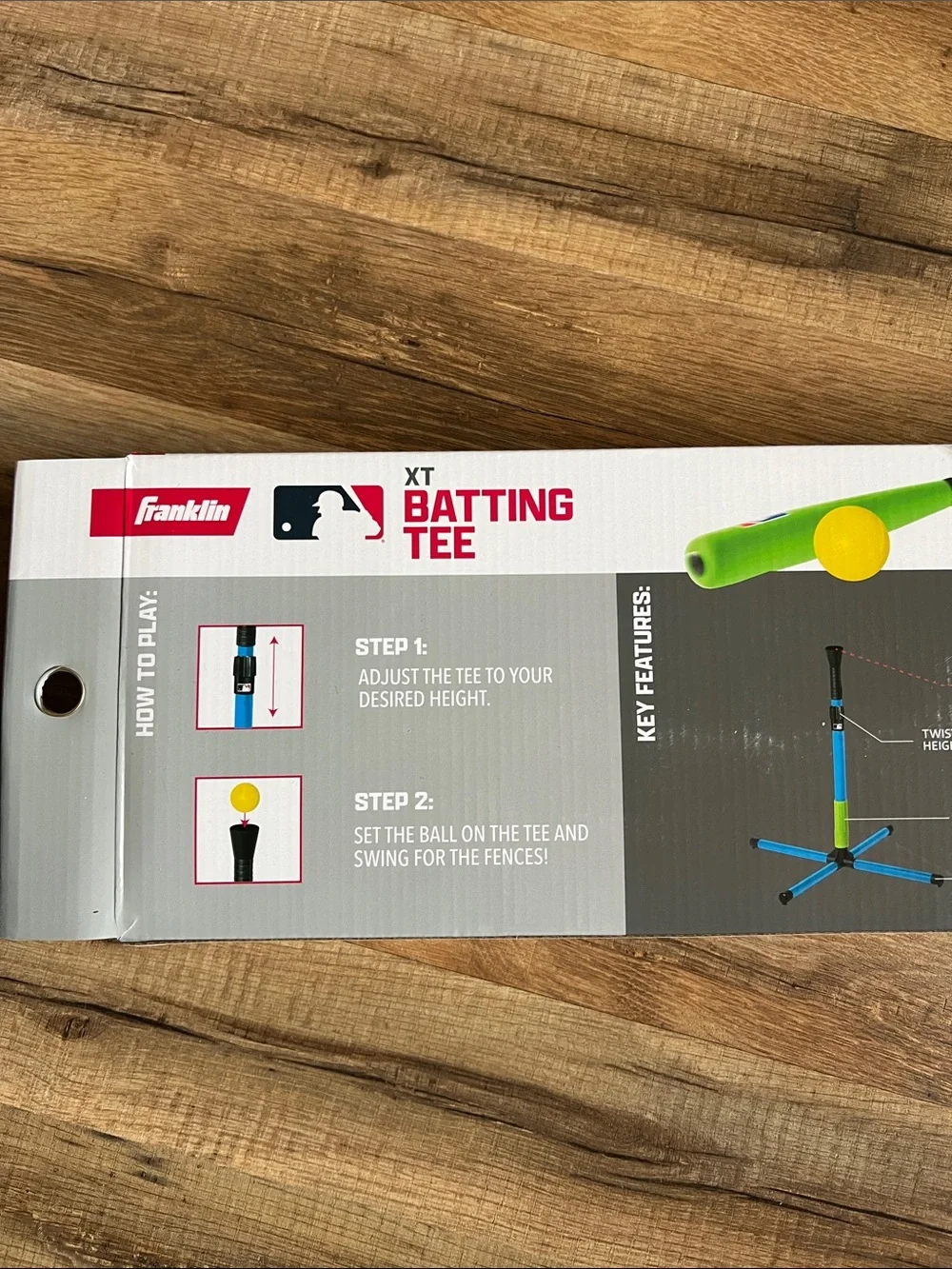 New Franklin Kids XT Batting Tee – Blue & Green batting tee foam bat foam ball
